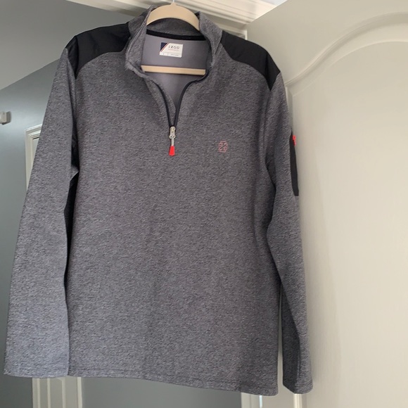 Izod Other - Large Izod Men’s Grey PullOver with Zipper